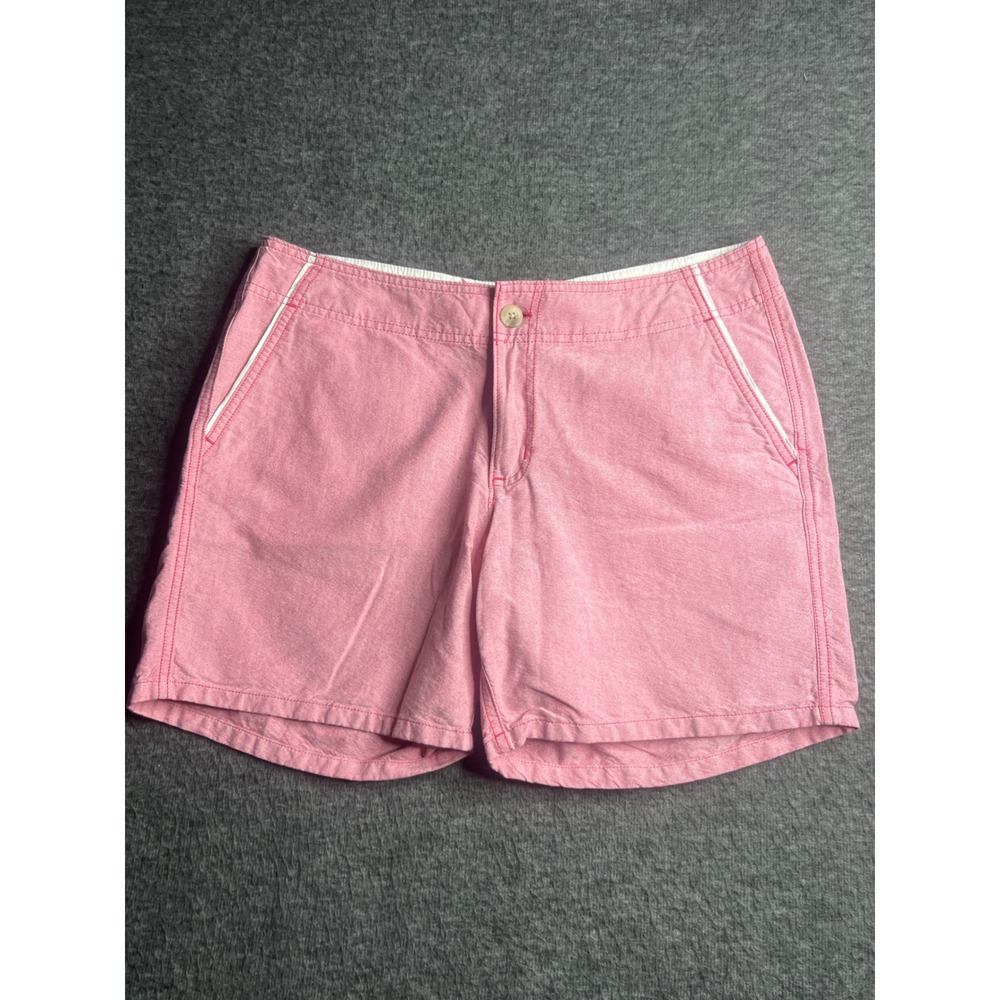 Columbia PFG Womens Pink Cotton Fishing Shorts Size 10 Performance Outdoor Gear